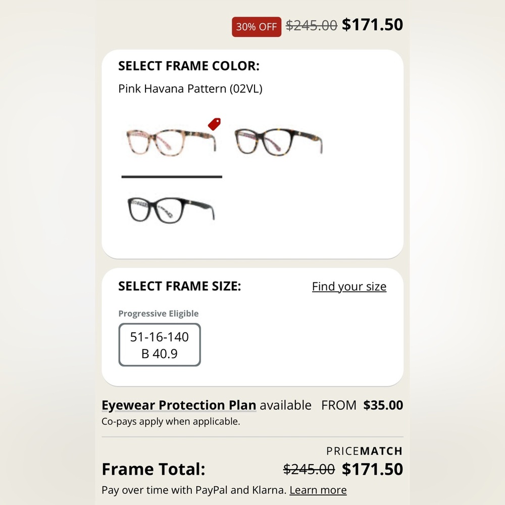 Kate Spade New York Atalina Women Eyeglasses - Picture 9 of 17